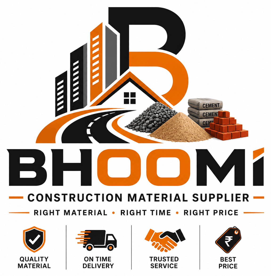 Bhoomi Construction Material Supplier — official logo