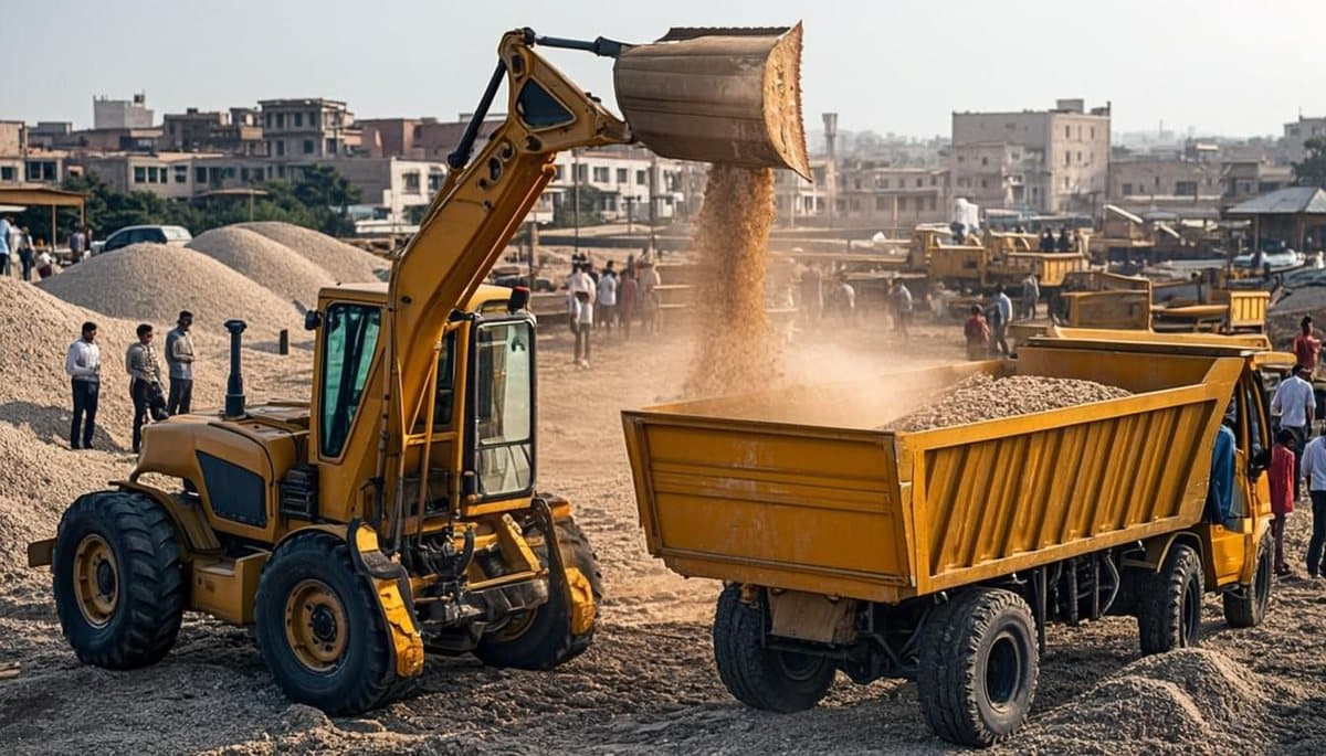 Crushed aggregates